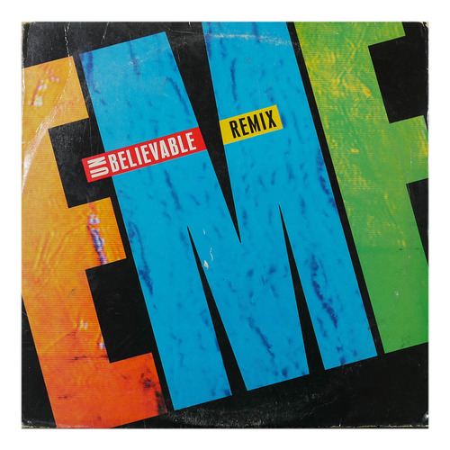 Emf - Unbelievable (remix) | 12'' Maxi Single Vinilo Usado