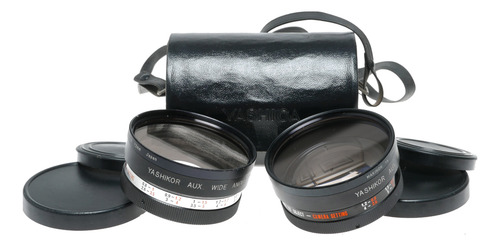 Lentes Auxiliares Yashicor Telephoto Y Angular Para Yashica (Usado)