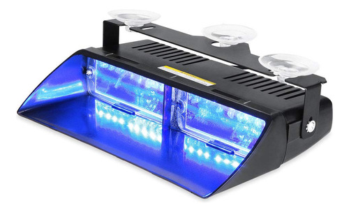 18 Patrones De Destello 16w Led Azul Luces Estroboscóp...