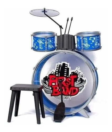 Bateria Musical Infantil First Band Faydi - Sharif Express