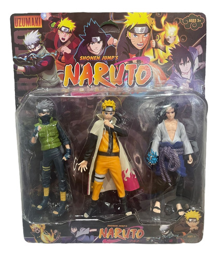 Figura De Acción Naruto Kakashi 18cm Pvc