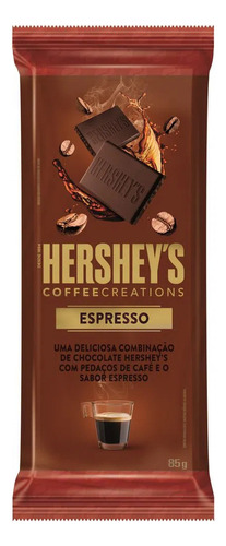 Kit 12 Barras Chocolate Hershey's Espresso Coffee - 1,02 Kgs