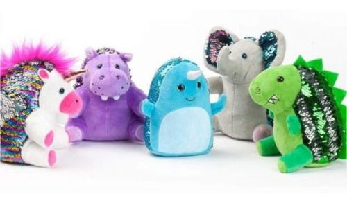 Peluches Mascotas Lentejuelas Reversible Importado Unicornio