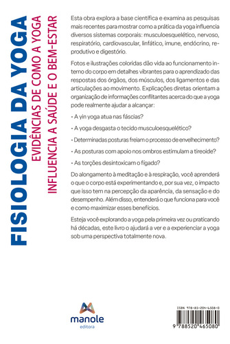 Fisiologia Da Yoga, De Andrew Mcgonigle. Editora Manole, Capa Mole Em Português