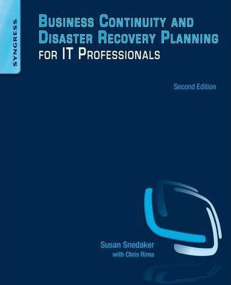 Libro Business Continuity And Disaster Recovery Planning ...