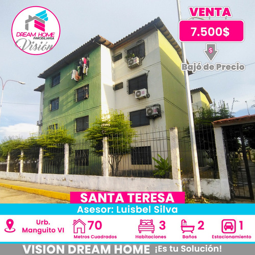 Venta De Apartamento En La Urb. Manguito Vi, Santa Teresa