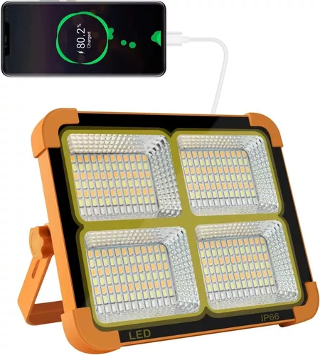 Foco Solar 100W con Cámara Wifi y Control Remoto — Unilux