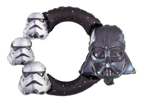 Marco Para Fotos Inflable Grande De Star Wars De 73 X 53 Cms