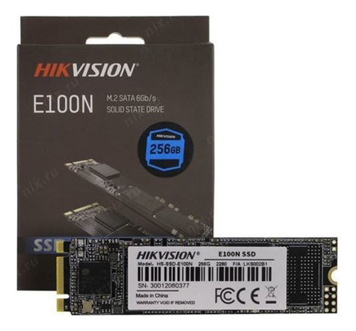 Disco Estado Solido Ssd 256gb M.2 Hikvision E100n 550mb/s Pc