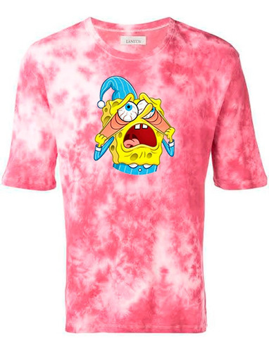 Playera Tie Dye Bob Esponja Pijama