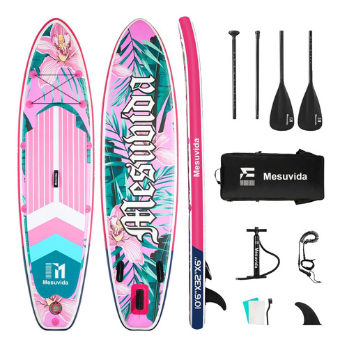 Mesuvida 10.6'x32''x6' Inflatable Stand Up Paddle Board