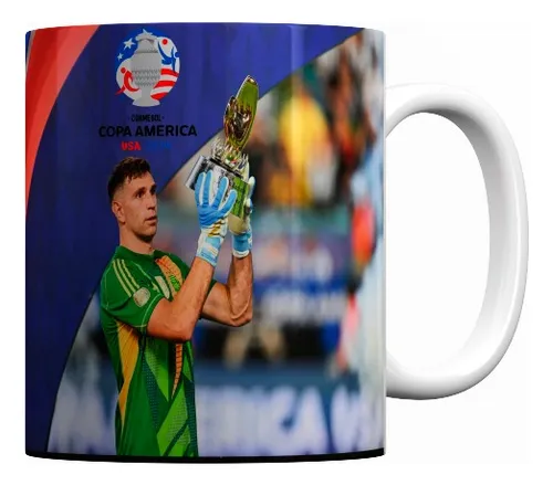comprar Taza Plastica Sublimada Copa America 2024 #4 Pack25