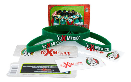 Lote 100 Pulseras Seleccion Mexicana Mundial 