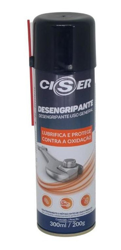 Spray Desengripante Lubrificante Multiuso 300ml Ciser 12 Pçs