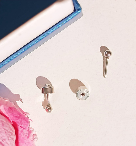 Imagen 2 de 7 de Aros Bebe Abridor 3mm Hipoalergenic Seguridad Piercing Helix
