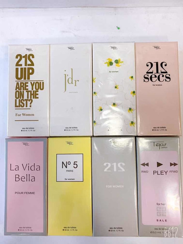Mayor 10 Perfumes Tejar 53 Ml Mujer Y Hombre Para Revender