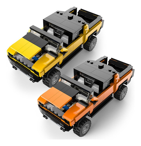 Modelo Auto Bloques Construcción 1/30 Rastar Hummer