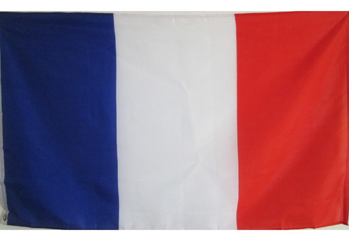 Bandera De Francia Tamaño 90x150cm Doble Faz Tela Poliester