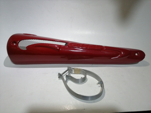 Imagen 1 de 2 de Protector Tubo De Escape Gn125 En Fibra