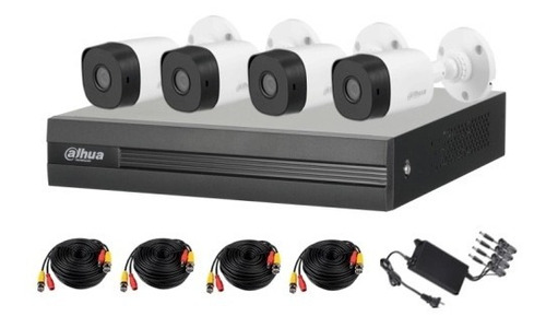 Kit De Cámaras Dahua 4-b1a21ndvr, Fuente De Poder, Dvr Xvr1b