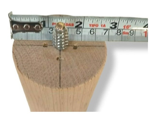 Patas De Madera Para Spring Box Cilíndricas 25 Cm. 4 Piezas