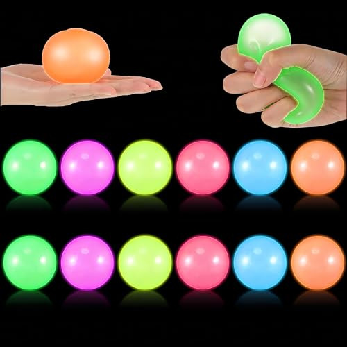 Bolas De Techo Que Brillan En La Oscuridad Bolas Adhesivas Q