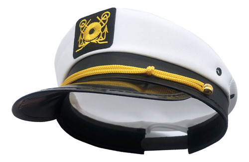 Gorra De Marinero De La Marina, Gorra De Capitán De Barco Bo
