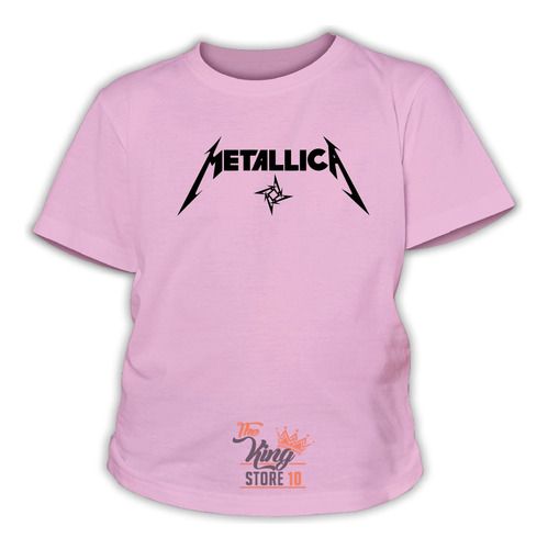 Polera De Niño, Metallica, Banda Metal, Thrash Metal, Rock