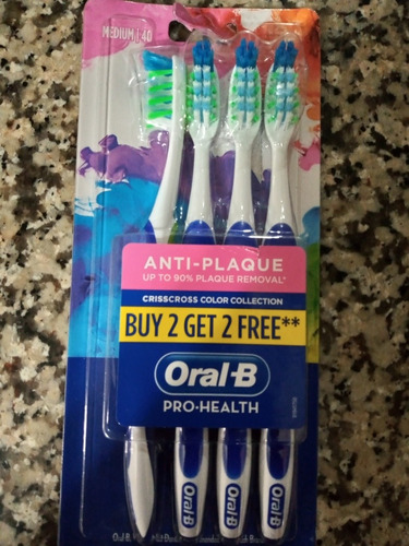  Cepillos Dental Oral B Pack De 4. Importados Originales