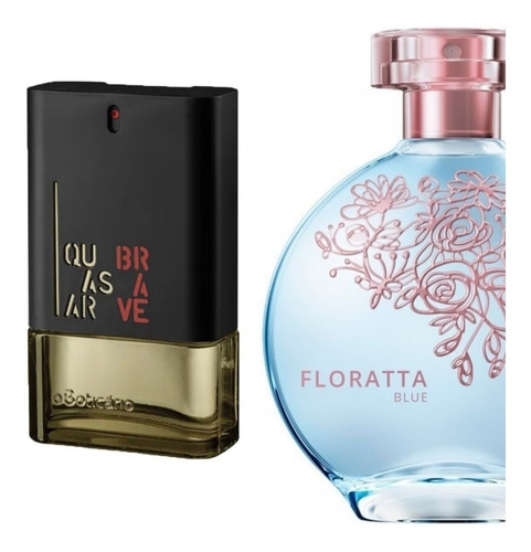 Perfume Quasar Brave+floratta Blue O Boticário