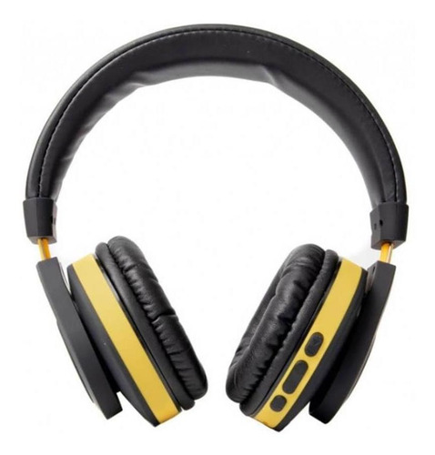 Headphone Bluetooth Gt Follow Goldentec Amarelo Gt5btam