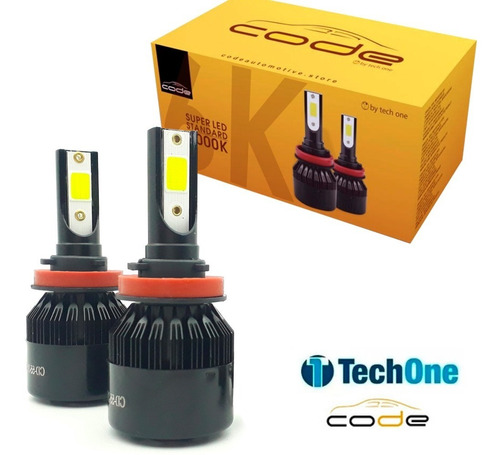 Kit Super Led Techone 12v 24v H1 H3 H4 H7 H8 H9 H11 Hb3 Hb4