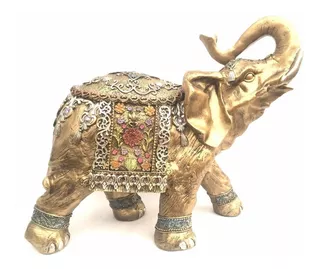 Figura Decorativa Elefante Tibetano Extra Grande Abundancia