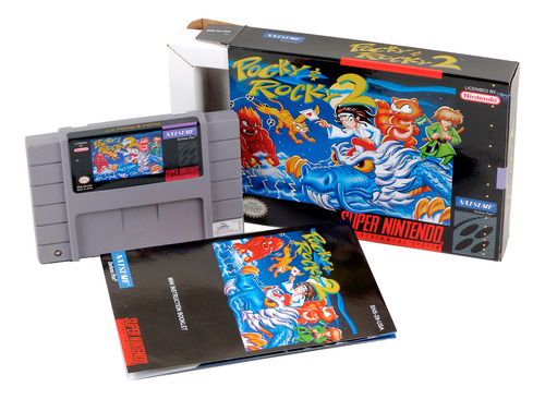 Pocky & Rocky 2 Super Nintendo Snes Completo