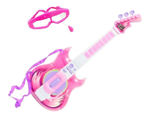 Guitarra Musical Kit Lentes Con Microfono Incorporado Oferta