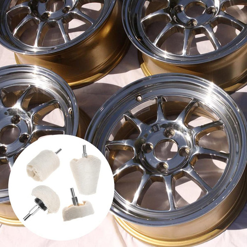 Ruedas De Pulido Para Taladro, 4 Piezas Kit Rueda De Pulido