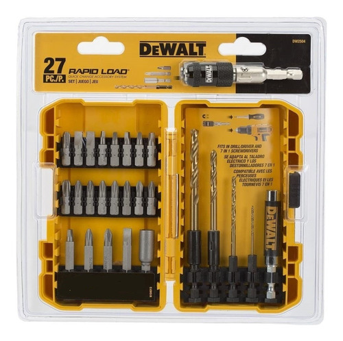 Juego De Puntas Brocas De Impacto Dewalt 27 Piezas 