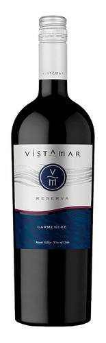 Pack De 2 Vino Tinto Vistamar Reserva Carmenere 750 Ml