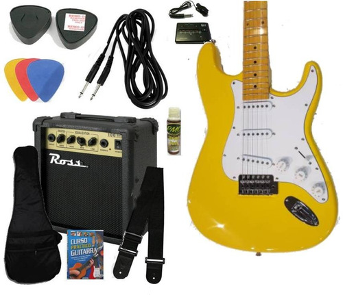 Combo Guitarra Electrica Stratocaster Amplificador Envio