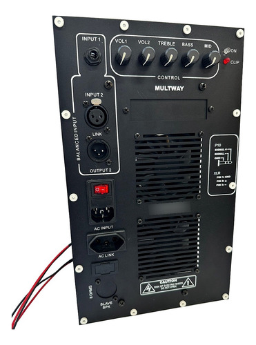 Kit Dclass Digital Bi Amp 700 + 100 Watts P/ Line Array
