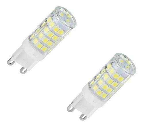 2x Lampada De Led Halopin G9 5w Para Lustre Arandelas Bivolt