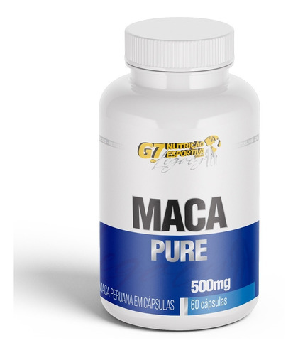 Maca Pure 500mg 60 Caps - G7 Legacy - Maca Peruana 