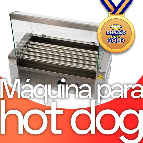 Imagen 1 de 5 de Máquina De Hot Dog 5 - 7 Y 9 Rodillos - Entrega Inmediata