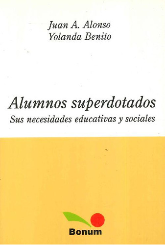 Libro Alumnos Superdotados De Juan Antonio Alonso, Yolanda B