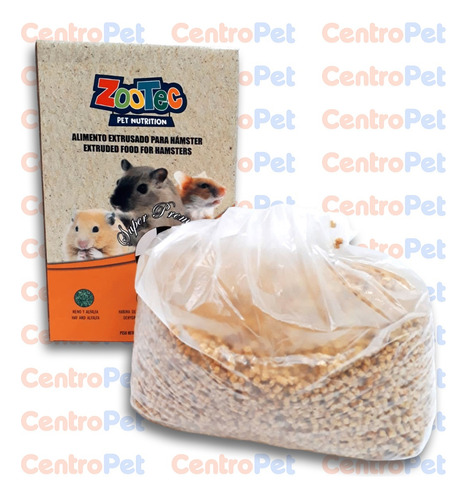 Imagen 5 de 10 de Alimento Hamsters Sirio Ruso Extrusado Premium Roedores 1 Kg