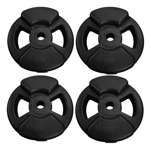 4 Discos Pvc 7kg Tipo Body Pesas Con Agarre 30mm Gym C