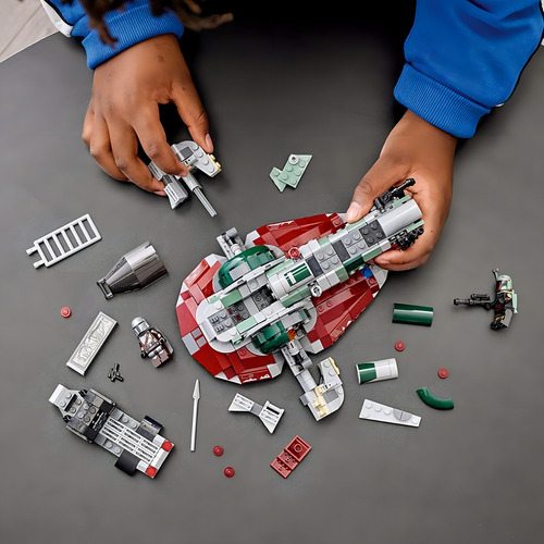 Lego Star Wars - Boba Fett's Starship - 593 Pcs - Cod 75312
