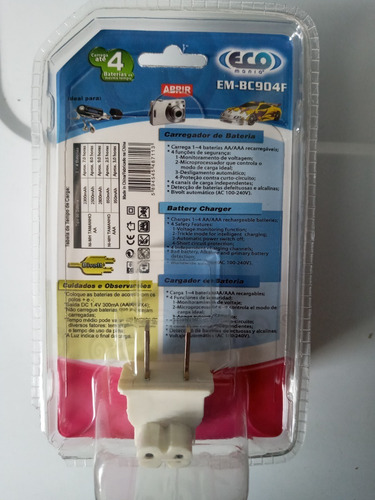 Pilas Baterias Aa Recargables 2800 Mah Eco Mania Y Cargador