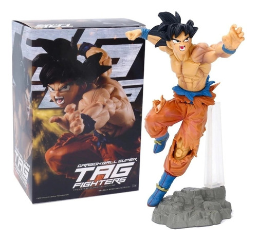 Figura De Colección Goku Dragon Ball Z Con Base - Exc Cal.