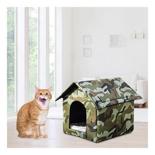 Al Aire Libre Casa Cálida Impermeable Cama 40cmx35cmx40cm